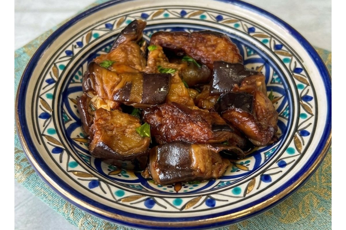 Salade Aubergines Frits