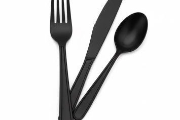 Lot de 10 couverts en plastique jetables